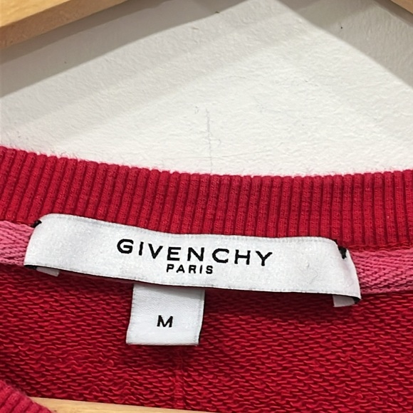 Givenchy Red Cotton Sweatshirt Star size M - Picture 3 of 11